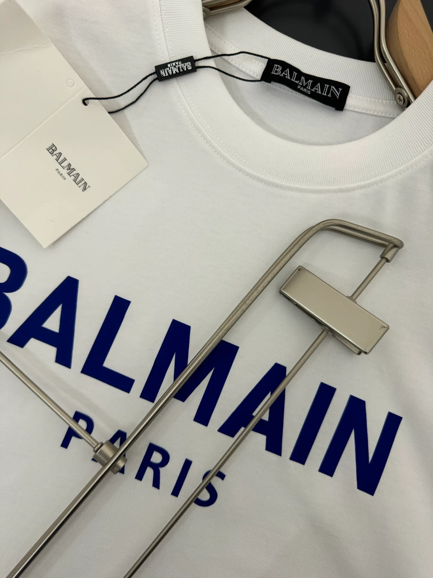 Balmain* *320g t Breathable logo New Arrival t ， ， Versatile ：Black White Sizes：S M L XL XXL
